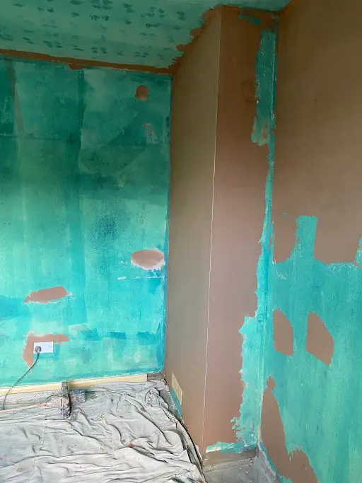 PVA prep corner with skimmed return